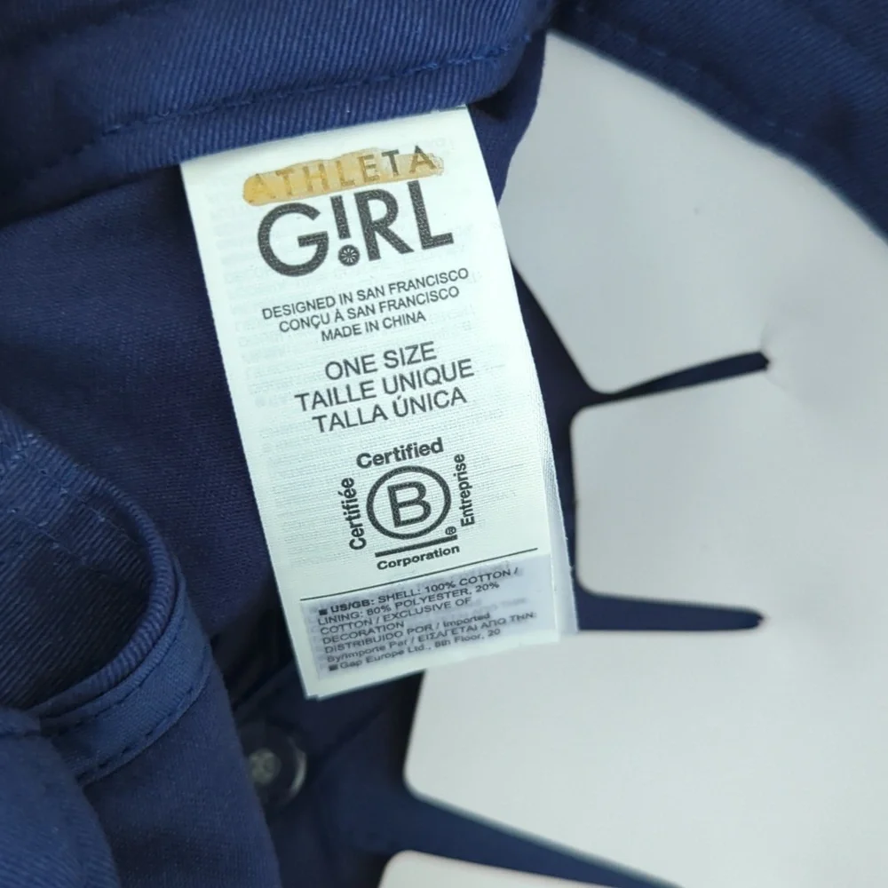 NWT Athleta ATH GRL Hat Blue Baseball Cap